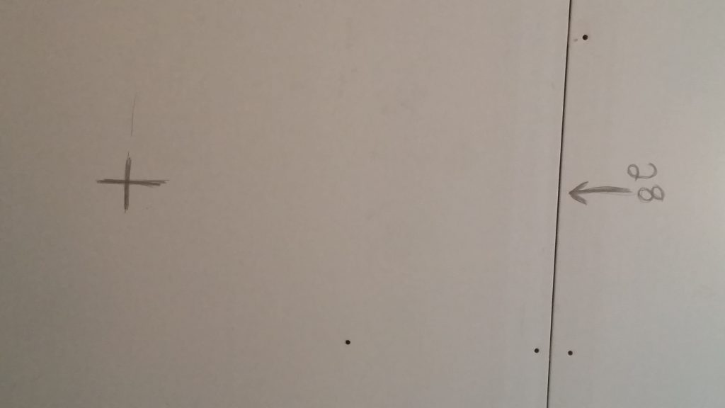 Router — Marking Measurements on the Cutout Spot