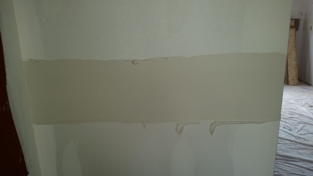Flat Joint — Mud Applied